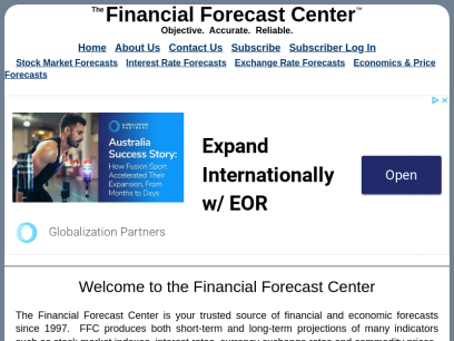 Financial Forecast Center - Financial Market and Economic Forecasts