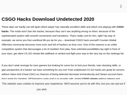 CSGO Hacks Download Undetected 2020 - FPSHackers