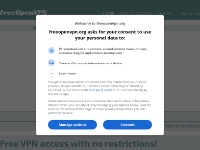 Free OpenVPN - Бесплатный VPN-доступ без ограничений!