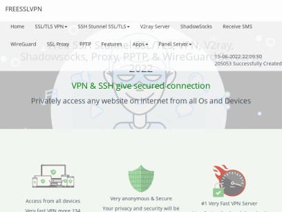 Fast SSL VPN, SSH Stunnel Services, Secured &amp; Anonymous