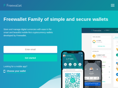 Freewallet | Multi-currency Online Crypto Wallet for BTC, ETH, XMR and more