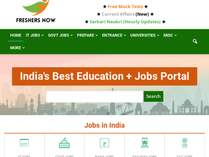 FreshersNow.Com - India&#039;s #1 Employment Portal