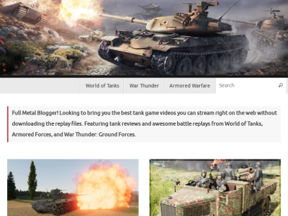 Full Metal Blogger - Best World of Tanks videos