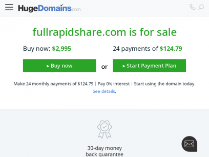 fullrapidshare.com is for sale | HugeDomains