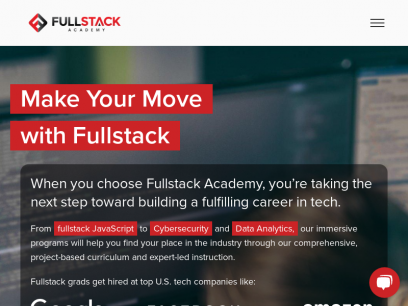 Top-Ranked Tech Bootcamps in NYC &amp; Online | Fullstack Academy