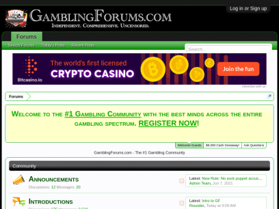 GamblingForums.com - The #1 Gambling Community