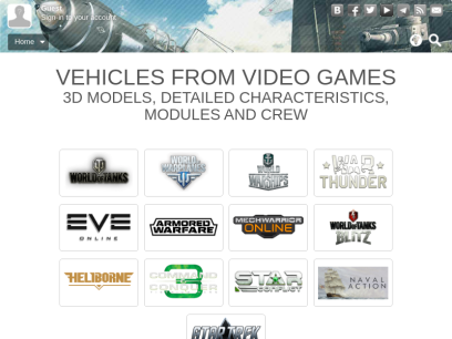 Vehicles from video games