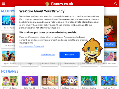 Free games online - Games for kids and families - Games.co.uk