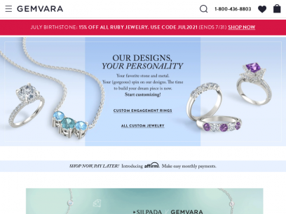 Customized Jewelry, Gemstone Jewelry | Gemvara