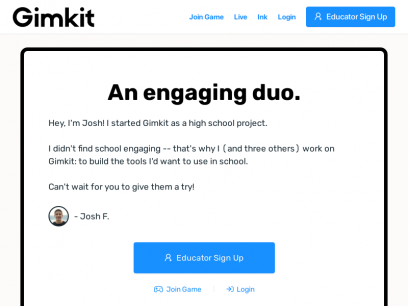 Gimkit - two engaging tools in one
