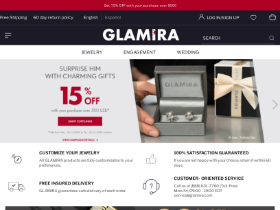 Order diamond jewelry in gold or platinum | GLAMIRA.com