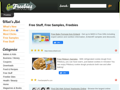 Free Stuff, Free Samples, Freebies - GoFreebies.com