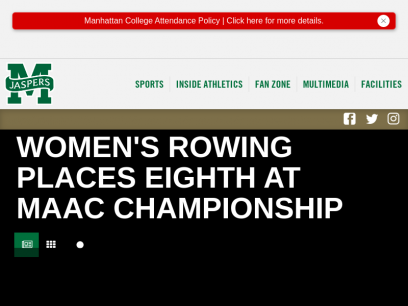 
	Manhattan College Athletics - Official Athletics Website
