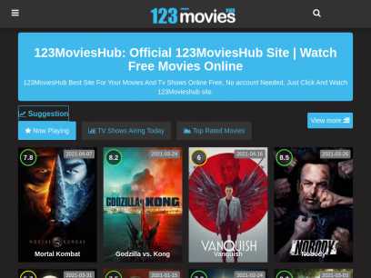 123MoviesHub: Official 123MoviesHub Site | Watch Free Movies Online
