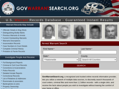 Warrant Search | Outstanding County Arrest Warrants