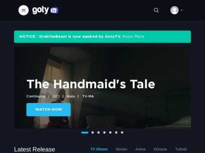 Download TV Series, Movies, Anime and more for free | GOTY TV