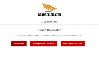 Grade Calculator - Online Easy Grader For Grading (EZ GRADER)