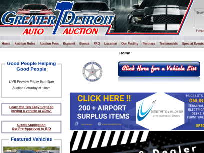 Home | Greater Detroit Auto Auction
