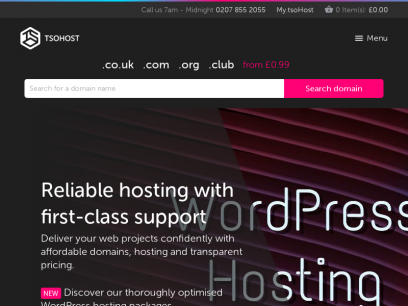 tsoHost: UK Hosting Services and Complex Server Solutions