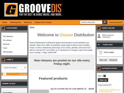 Groove Distribution