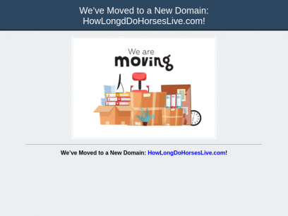 We’ve Moved to a New Domain: HowLongdDoHorsesLive.com!