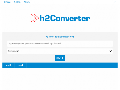Youtube to MP3 Converter - h2Converter.net