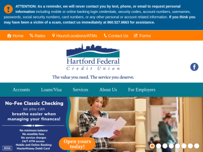 
	Hartford Federal Credit Union - Home
