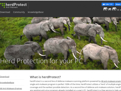 
	herdProtect - Anti-Malware Multiscanning Platform in the Cloud
