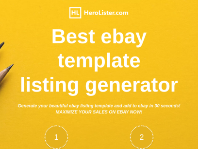 HEROLISTER.COM &#8211; Best ebay template listing generator