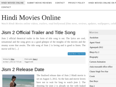 Hindi Movies Online | Watch Bollywood Films Trailers News Videos