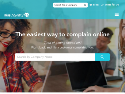 Online Customer Complaints Website | HissingKitty.com