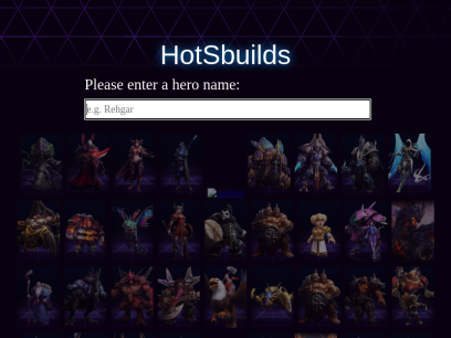 Compendium of Heroes of the Storm builds