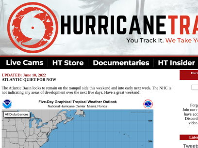HurricaneTrack.com- Hurricane News, Information and Live Field Coverage of Landfalls
