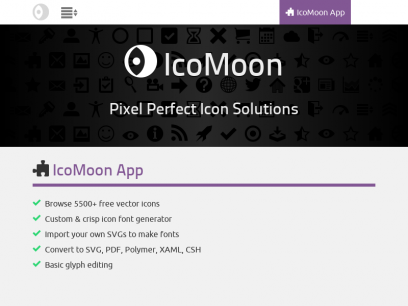 Icon Font &amp; SVG Icon Sets ❍ IcoMoon