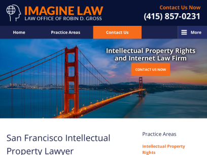 San Francisco Intellectual Property Lawyer | California Internet Lawyer | SF Bay Area Media Lawyer | Robin D. Gross