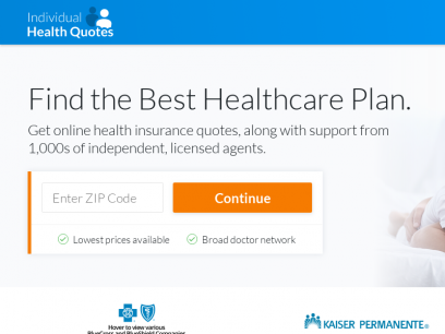 Individual Health Insurance Quotes – View Plans and Apply Online at IndividualHealthQuotes.com