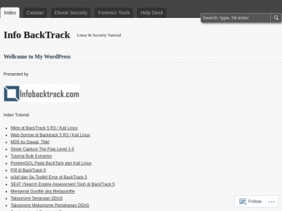 Info BackTrack | Linux &amp; Security Tutorial