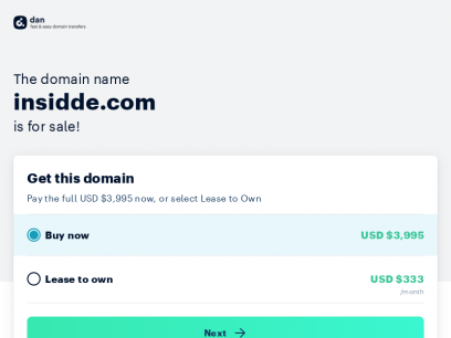 The domain name insidde.com is for sale | Dan.com