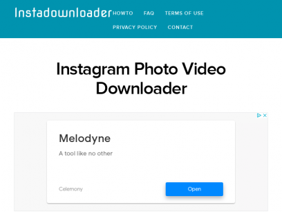 Instagram Downloader - Instagram Photo Video Downloader
