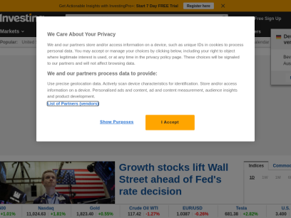 Investing.com - Stock Market Quotes &amp; Financial News