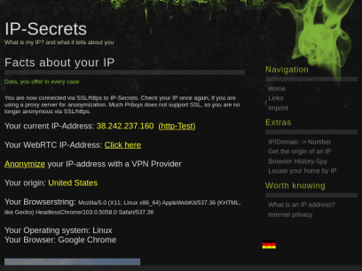 IP-Secrets - What is my IP?