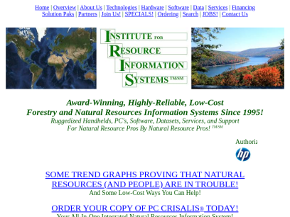 
I.R.I.S.® Home - Forestry, Natural Resource, Environmental, Computer Systems, Software, Services©
