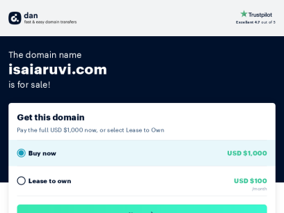 The domain name isaiaruvi.com is for sale