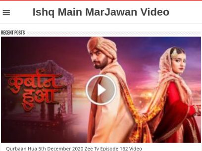 Ishq Main Marjawan Colors Tv Full Episodes Watch Online
