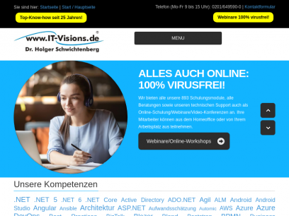 
  www.IT-Visions.de - die besten .NET-, Web-, Java- und Microsoft-Experten in Deutschland
 