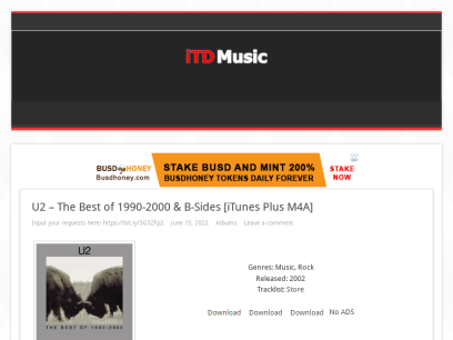 iTD Music | iTunes Plus M4A