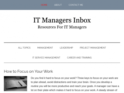 IT Managers Inbox — Resources for IT Managers