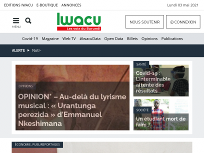 IWACU &#8211; Les voix du Burundi
