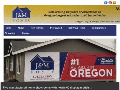 Oregon Manufactured Homes for Sale - Washington Too - J&amp;M Homes LLC