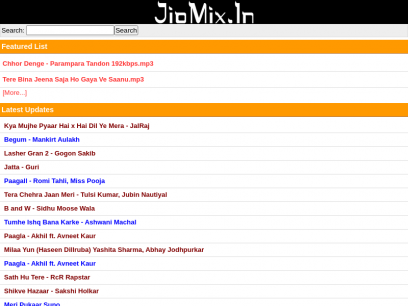 Jiomix.in :: Bollywood Mp3 Songs, DJ Remix Songs, Ringtones Free Download
